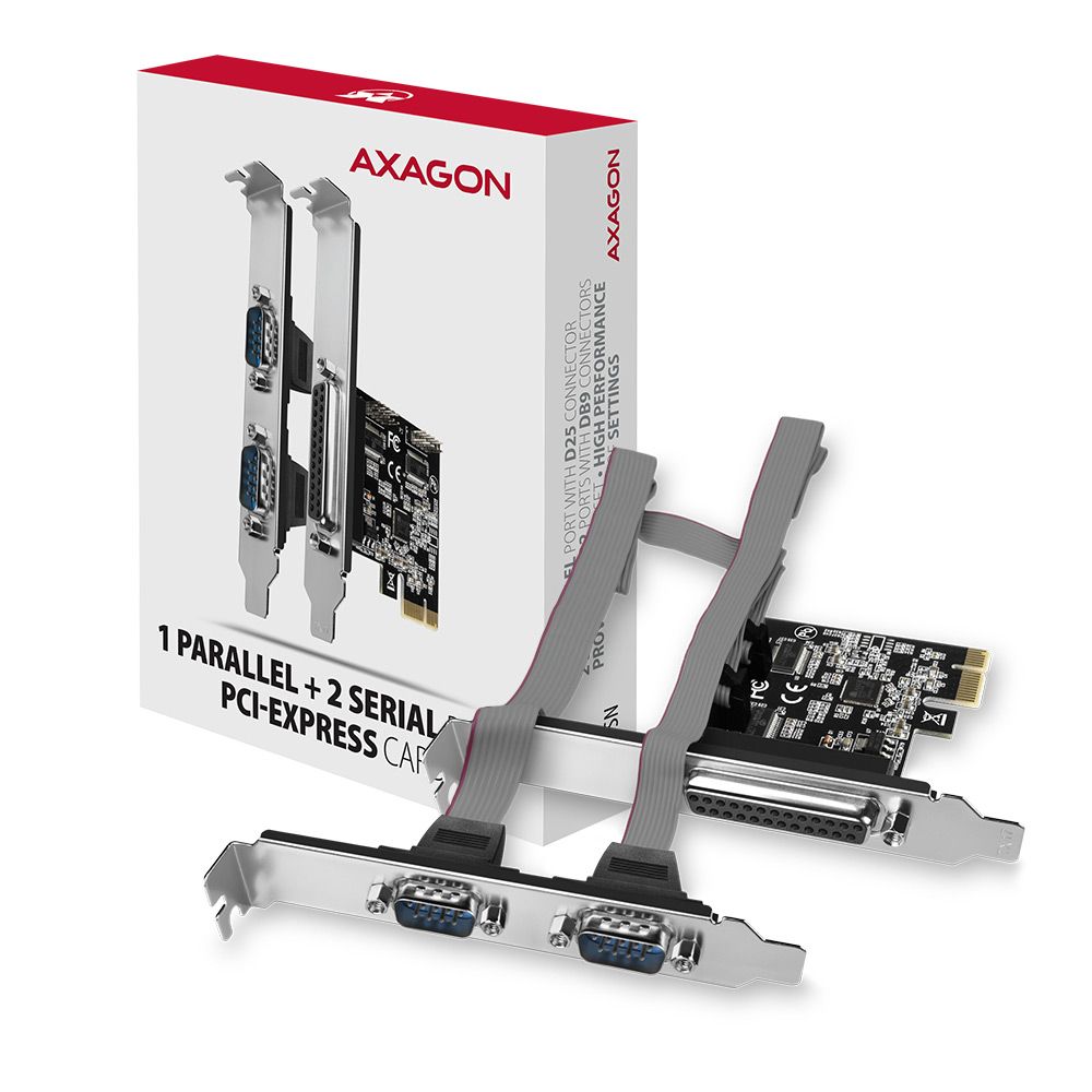 PCEA-PSN PCIe řadič 1× parallel + 2× serial
