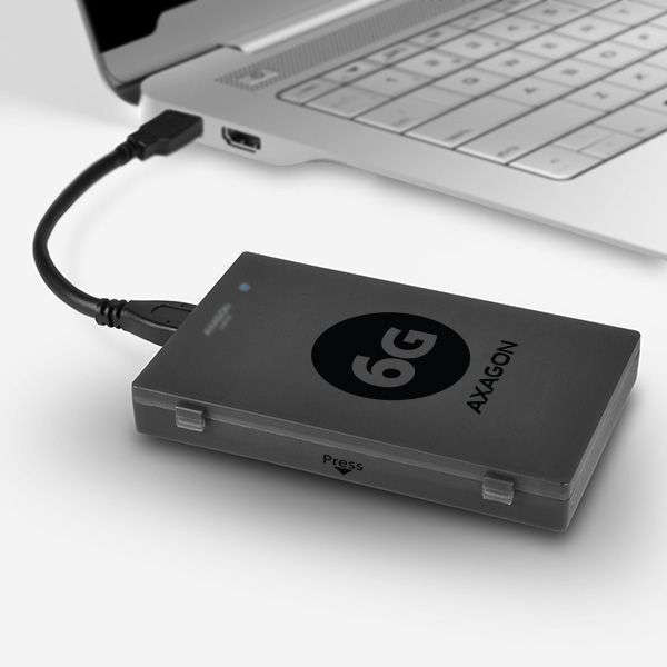ADSA-1S6 USB-A 5Gbps SLIMport 6 adaptér pro 2.5" SSD/HDD