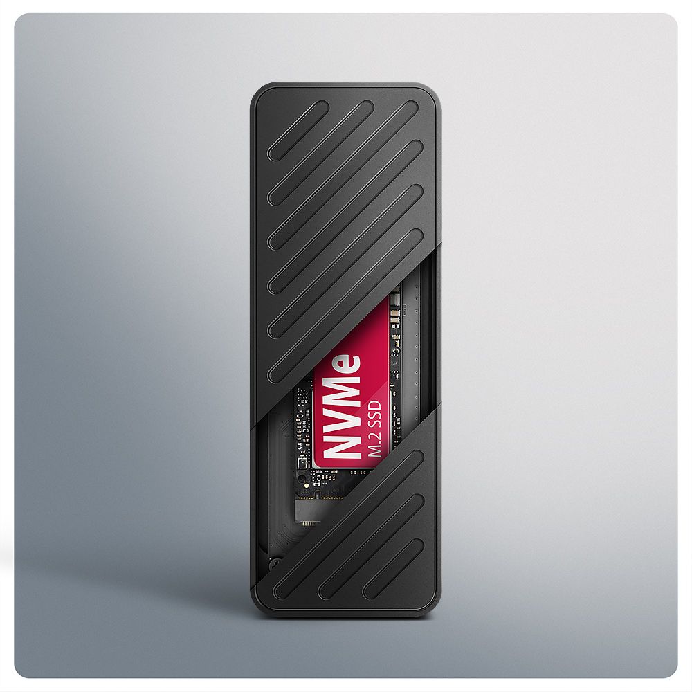 EEM2-20G USB-C 20Gbps - M.2 NVMe SSD ARMORED box