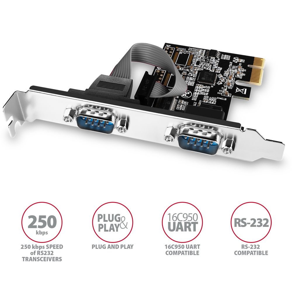 PCEA-S2N PCIe řadič 2× serial