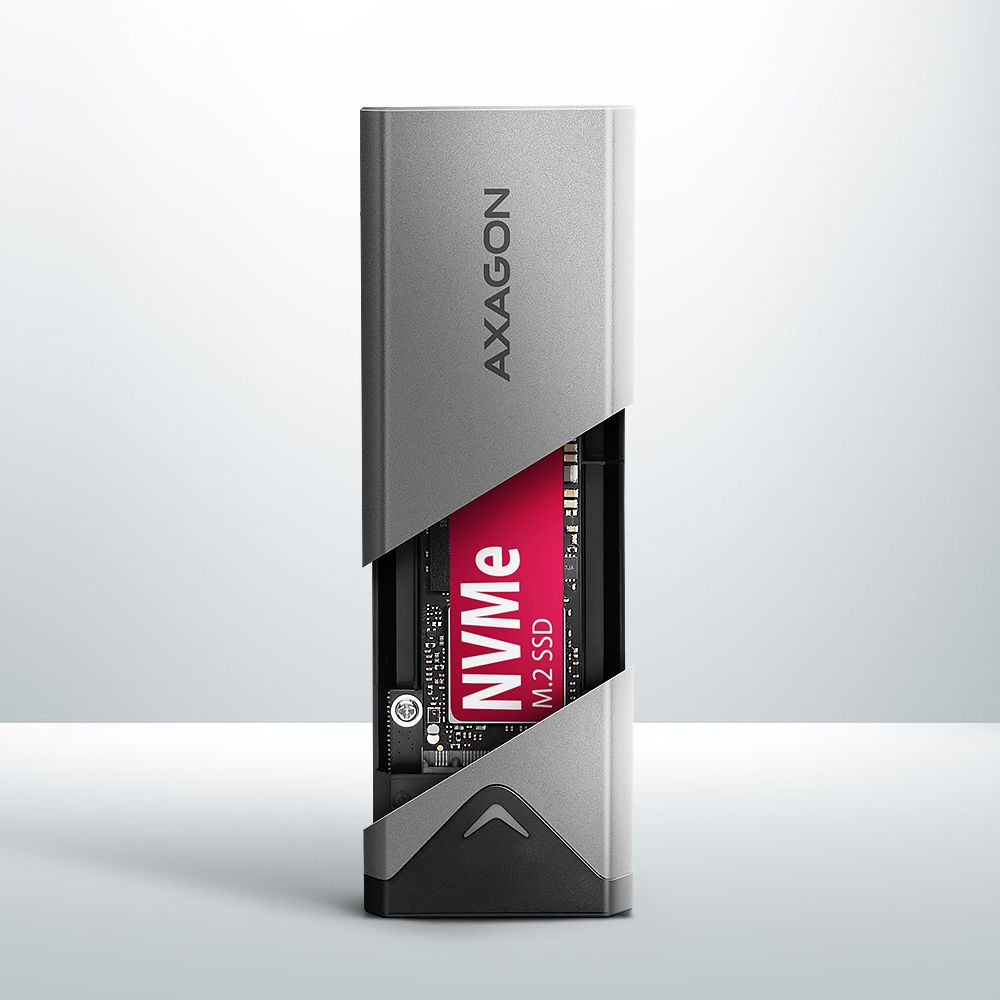 EEM2-UG2 USB-C 10Gbps - M.2 NVMe SSD SILVER ARROW box