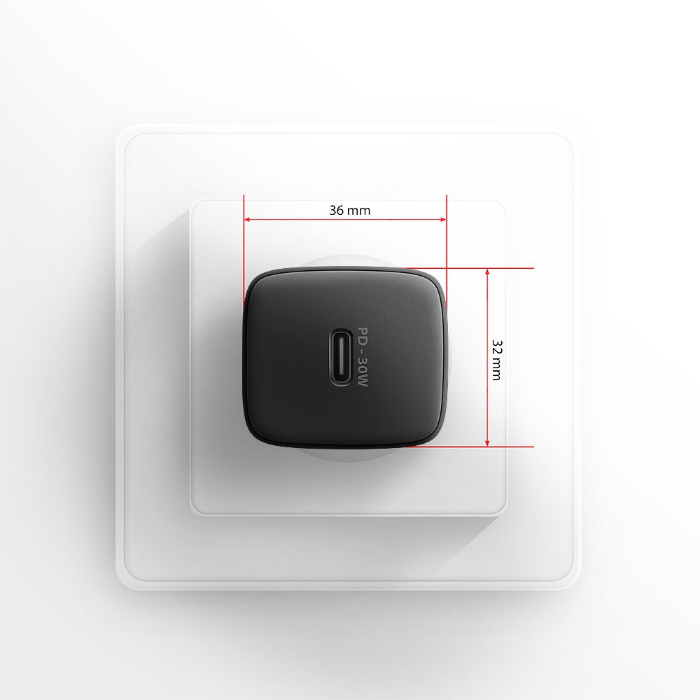 ACU-PD30 PD3.0 & QC4+ 1xOUTPUT wall charger 30W