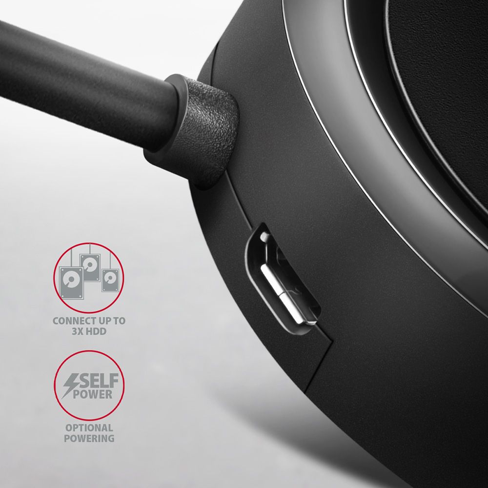 HUE-P1C SuperSpeed USB-C ROUND hub