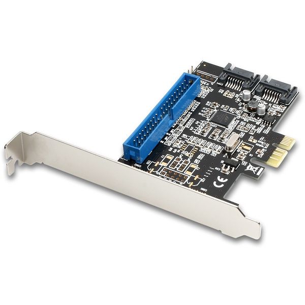 PCES-S1 PCIe řadič 2x SATA 6G + 1x PATA