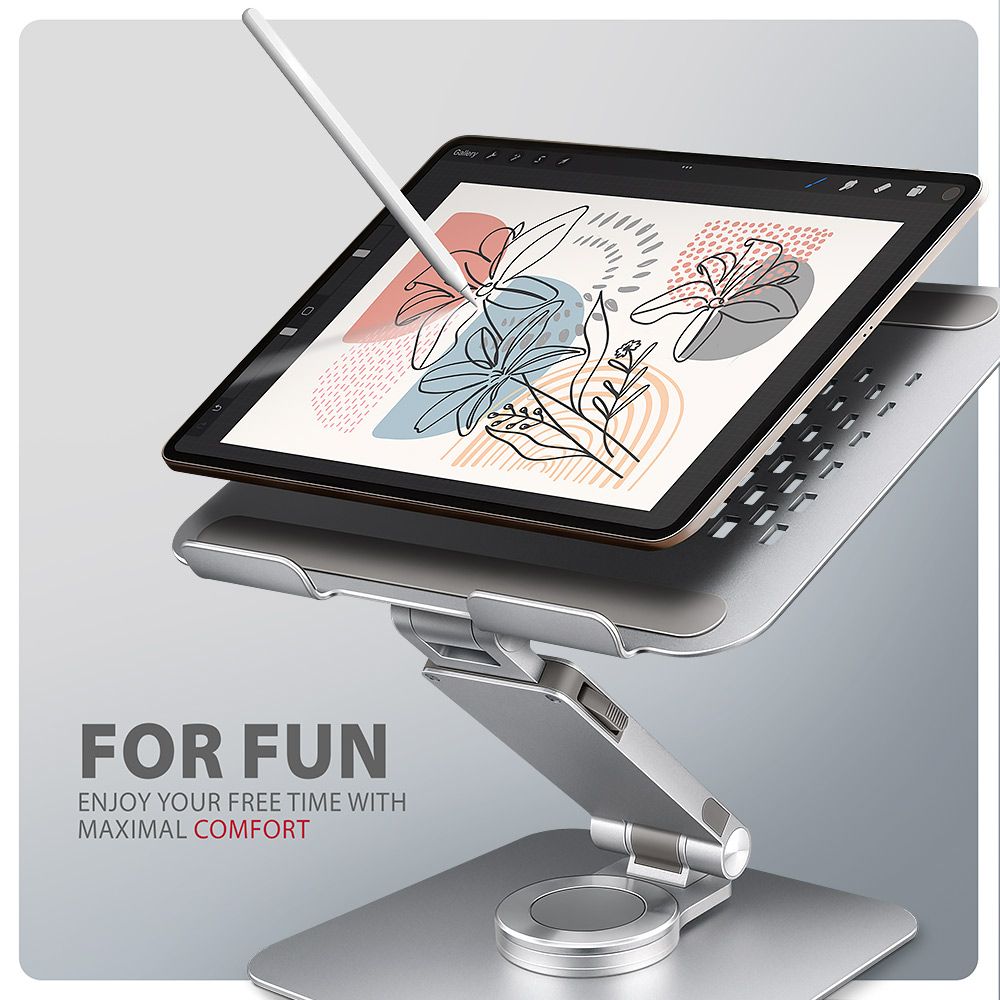 Podstawka STND-LR z obrotem 360° do i tabletów laptopów