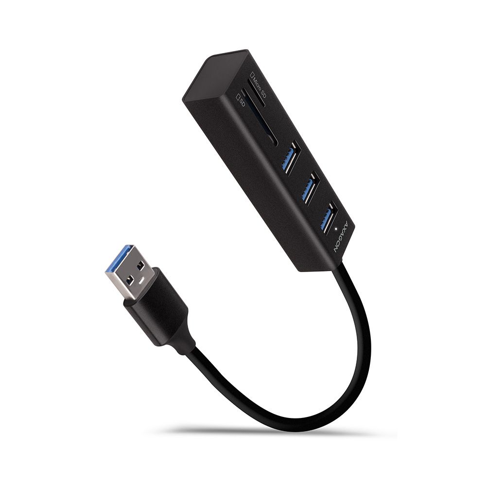 HMA-CR3A SuperSpeed USB-A hub + card reader