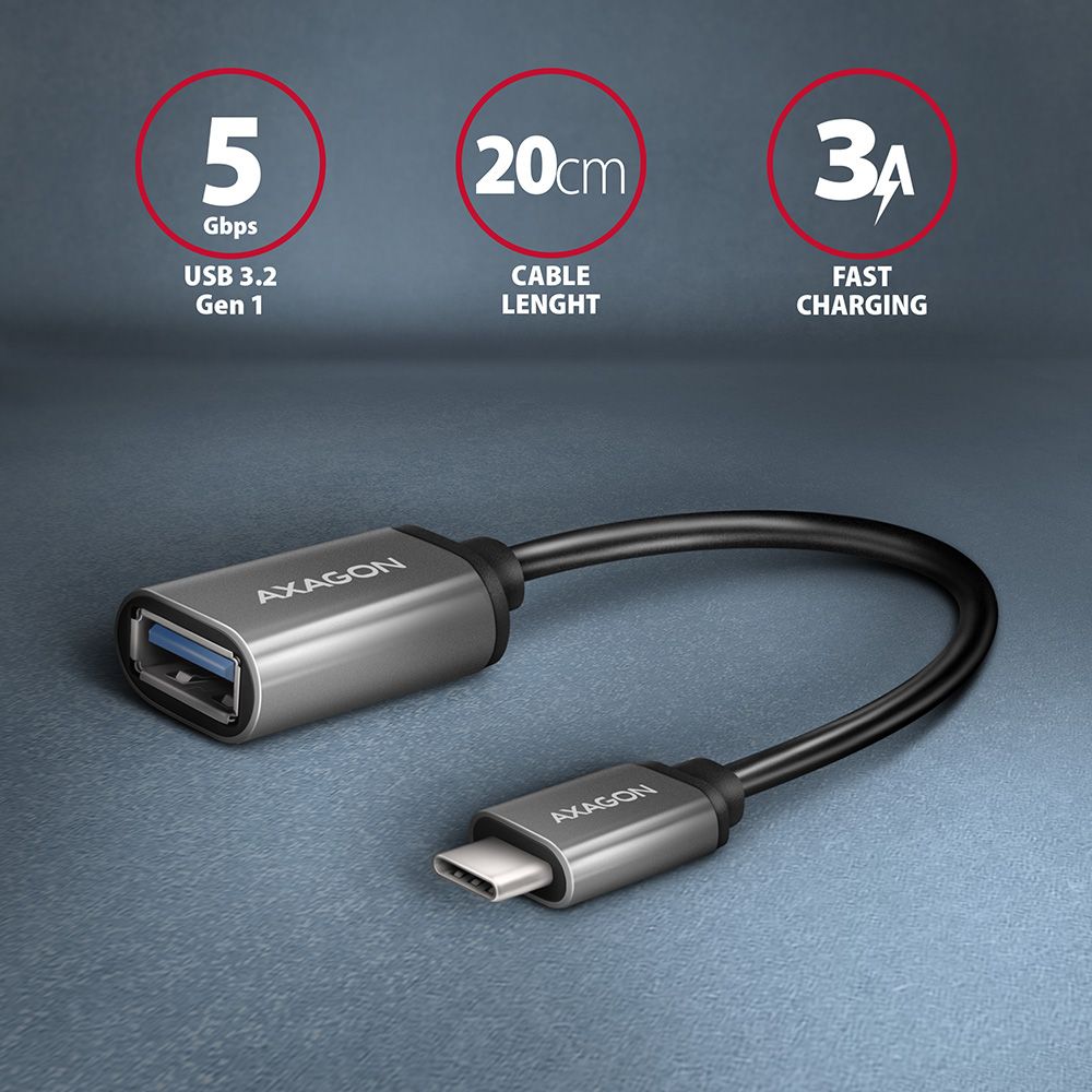 RUCM-AFAC USB-C <> USB-A cable adapter