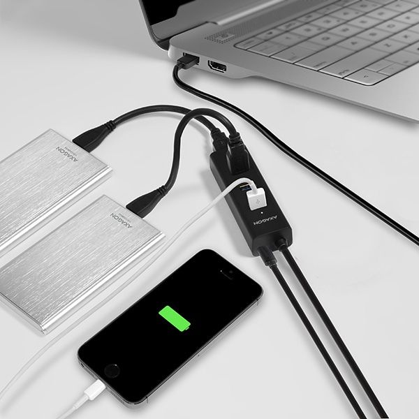 HUE-S2BP SuperSpeed USB-A CHARGING hub