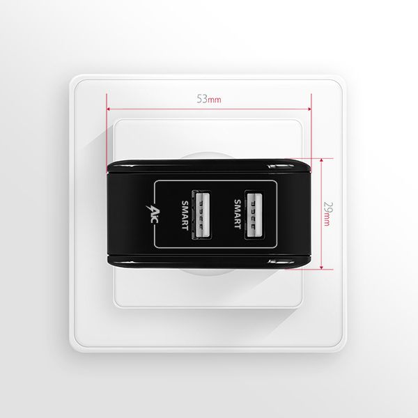 ACU-5V4 2.6A + 2.6A wall charger