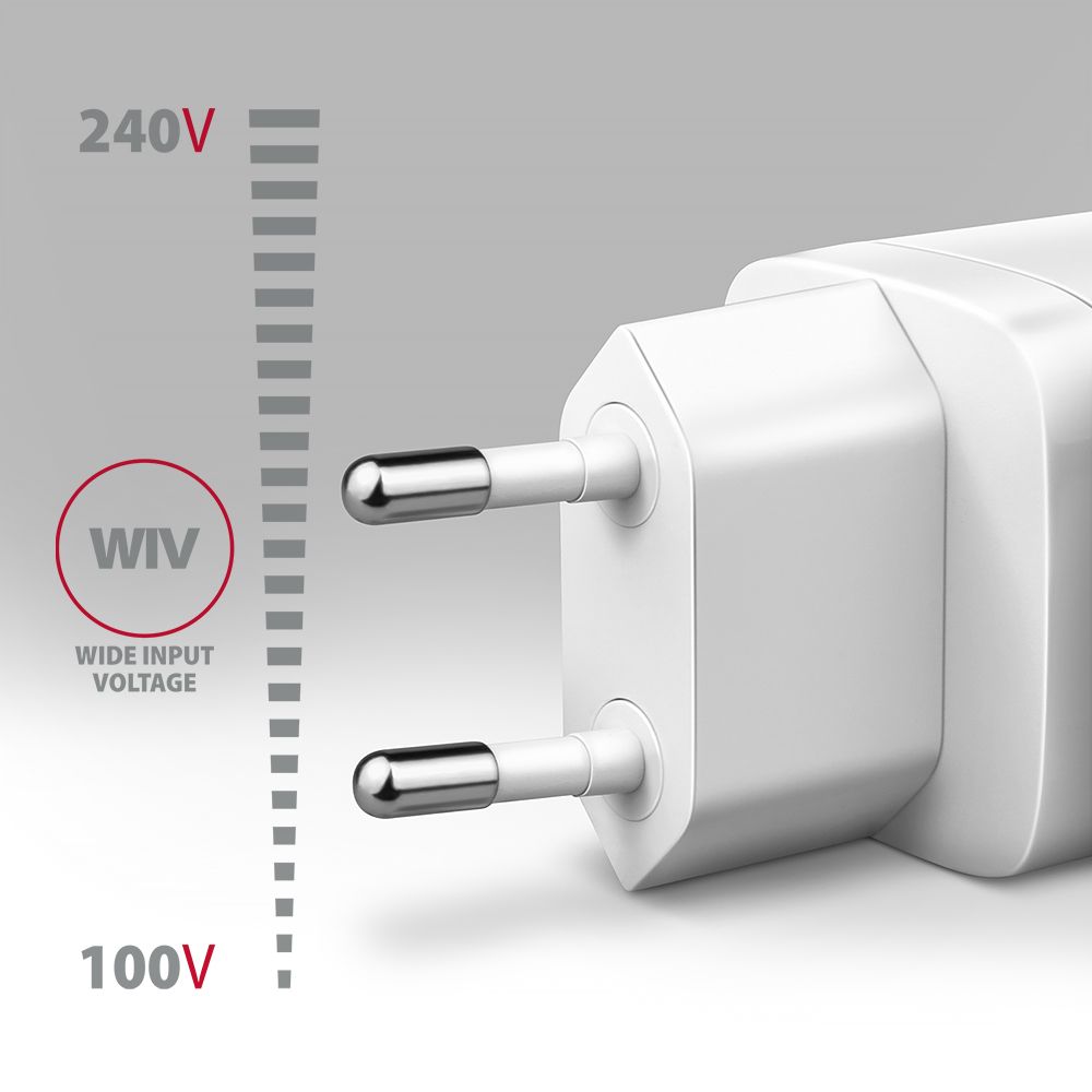 ACU-DPQ65W PD3.0 & QC4+ 3xOUTPUTS wall charger 65W