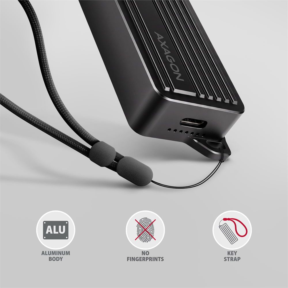 ADE-10GR USB-C 10 Gigabit Ethernet Adapter with Detachable USB-C Cable