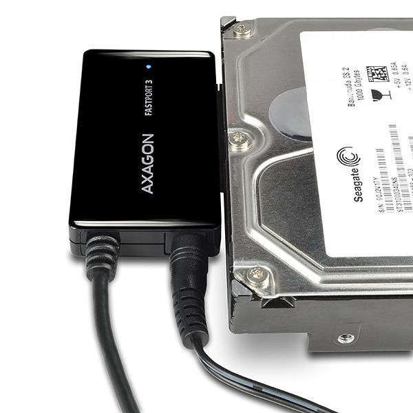ADSA-FP3 USB-A 5Gbps FASTport 3 adaptér pro SATA SSD/HDD