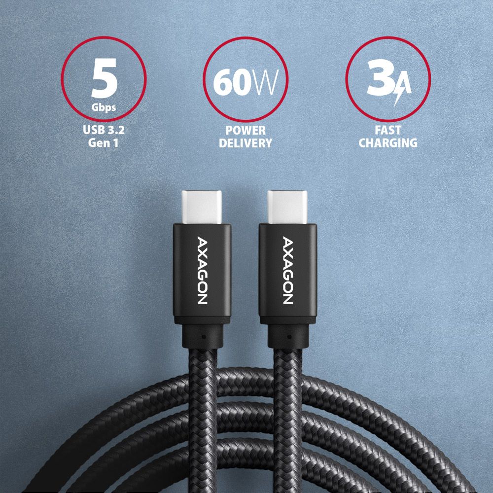 BUCM3-CM20AB SPEED USB-C <> USB-C 3.2 Gen 1 kabel 2 m