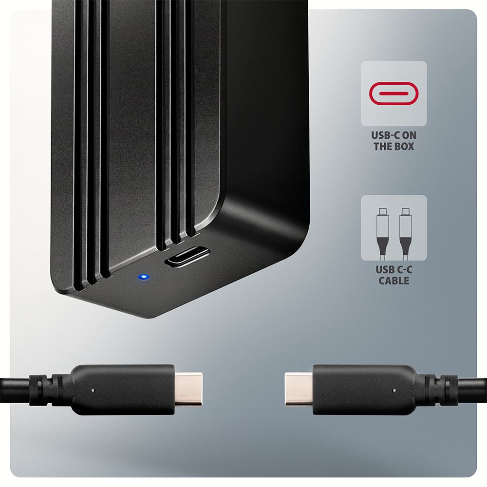 EEM2-40G USB-C 40Gbps zewnętrzna obudowa do M.2 NVMe SSD