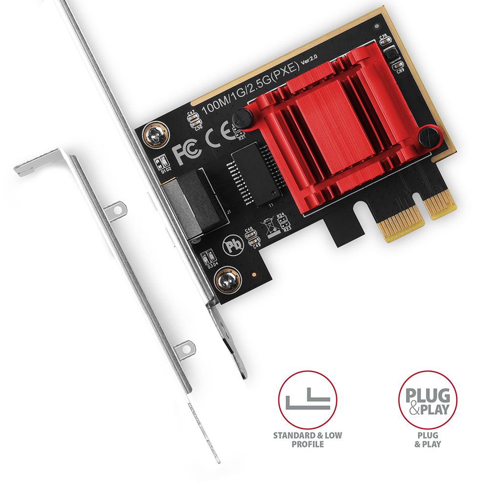 PCEE-G25 PCIe 2.5 gigabit ethernet