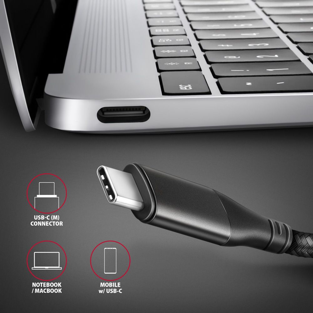 RVC-HI2MC USB-C > HDMI 2.0a kábel 1.8m