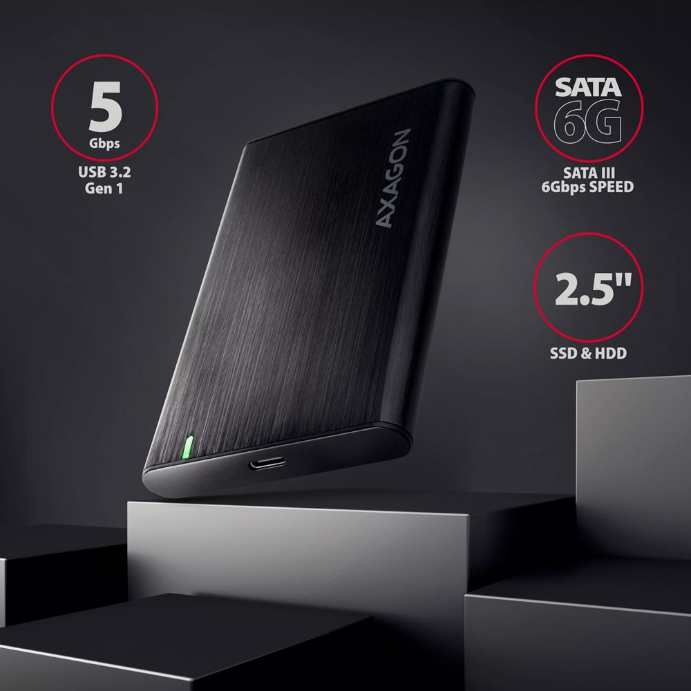 EE25-A6C USB-C 3.2 Gen 1 RAW box