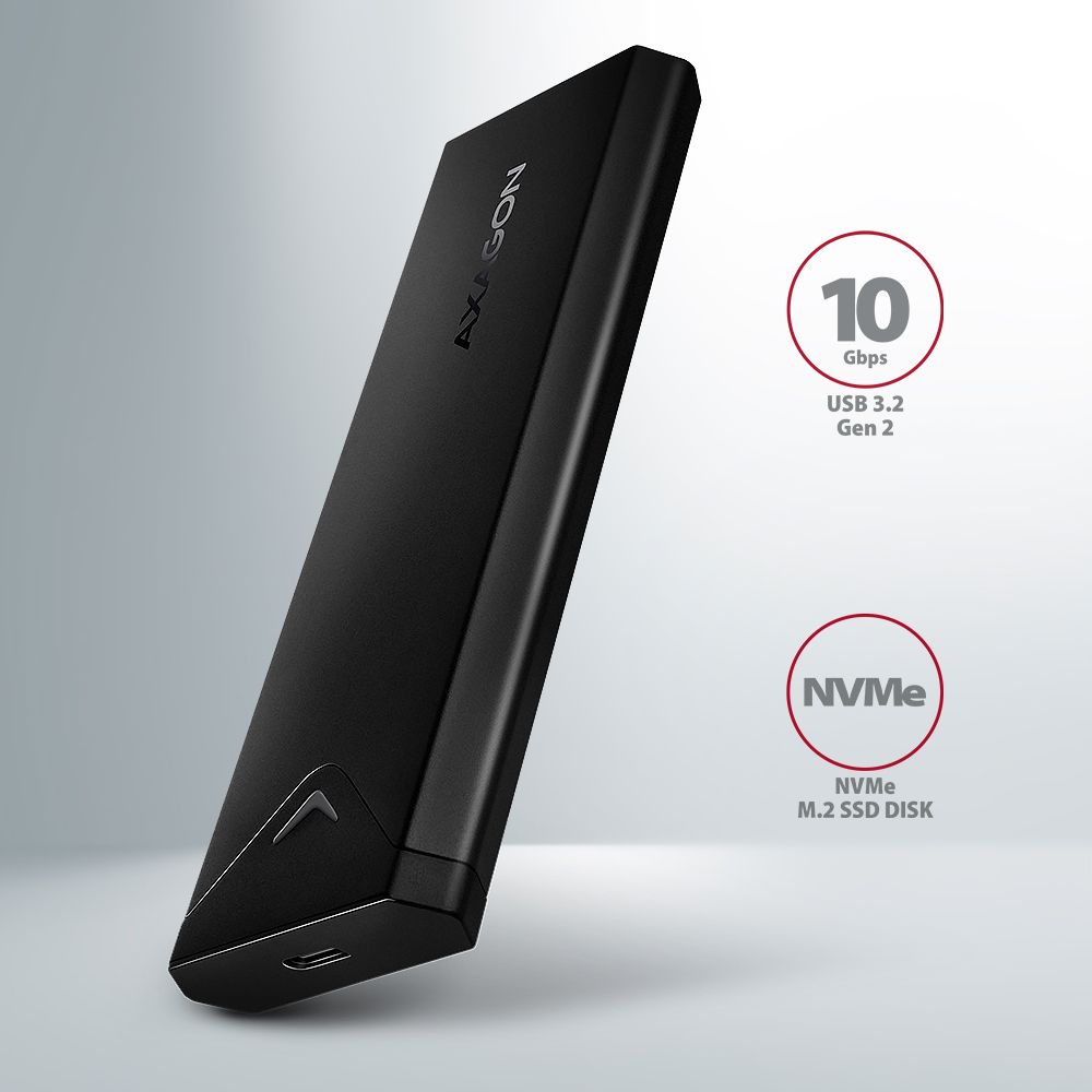 EEM2-UB2 USB-C 10Gbps – M.2 NVMe SSD BLACK ARROW box