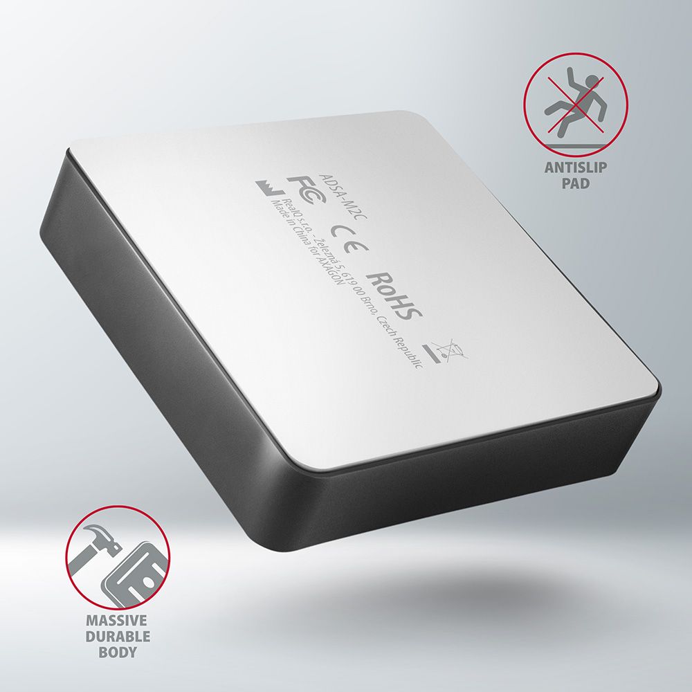 ADSA-M2C SuperSpeed USB-C 10Gbps dual M.2 NVMe dock