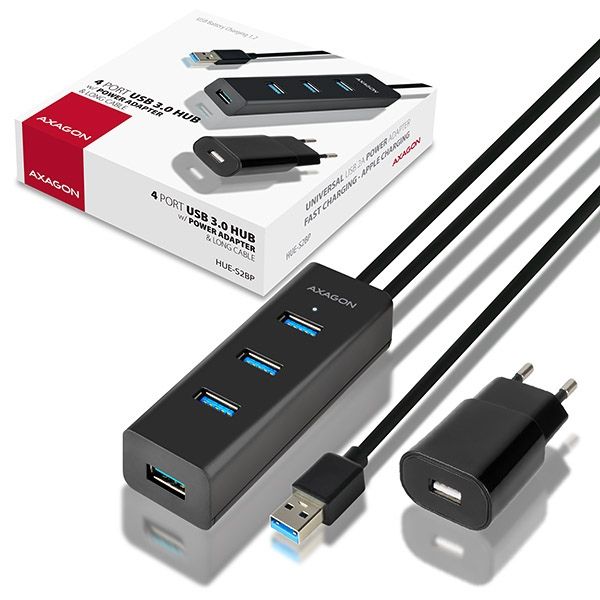 HUE-S2BP SuperSpeed USB-A CHARGING hub