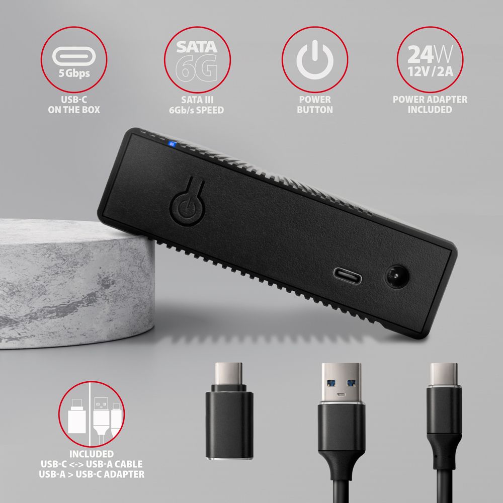 EE35-GTR USB-C 5Gbps RIBBED box