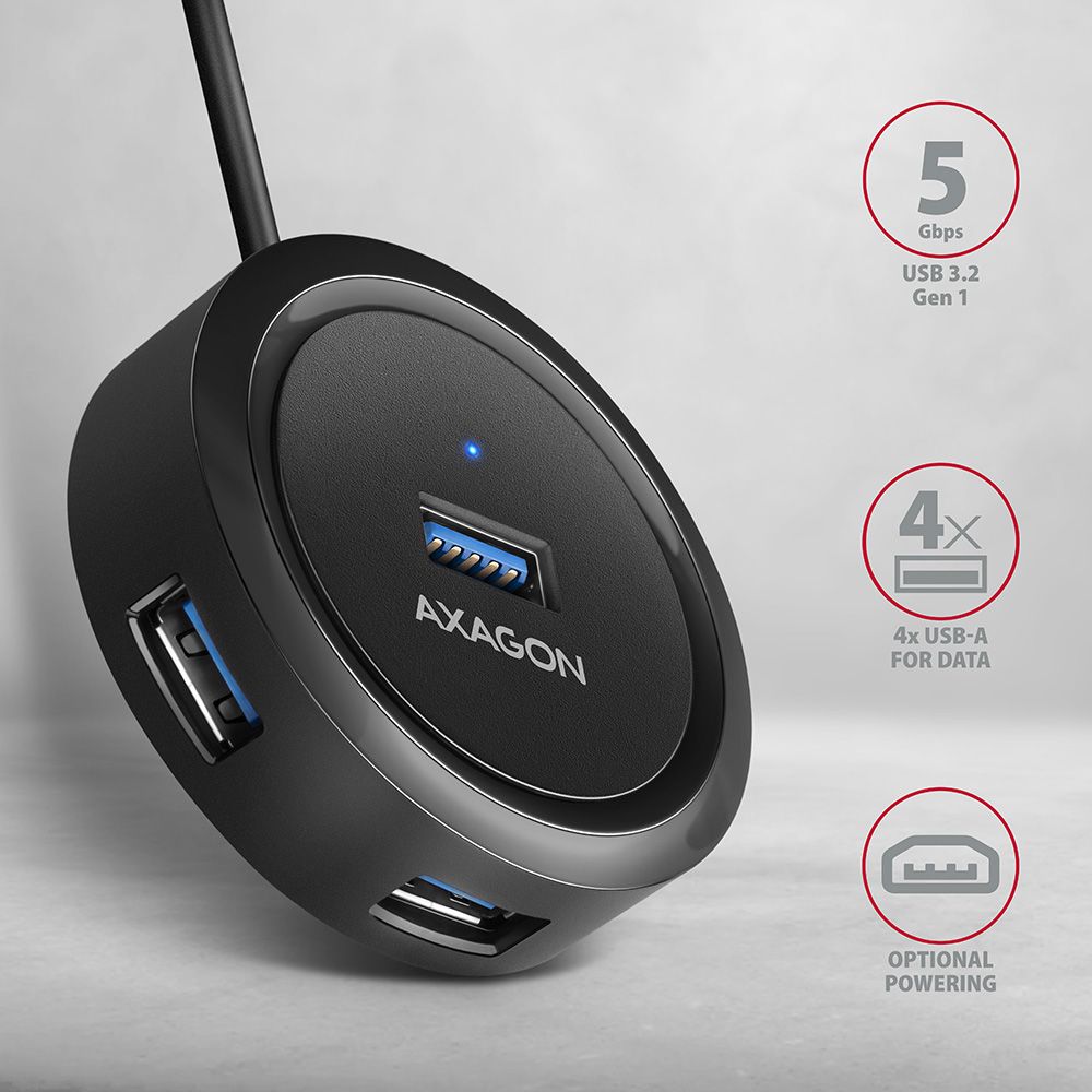 HUE-P1AL SuperSpeed USB-A ROUND hub