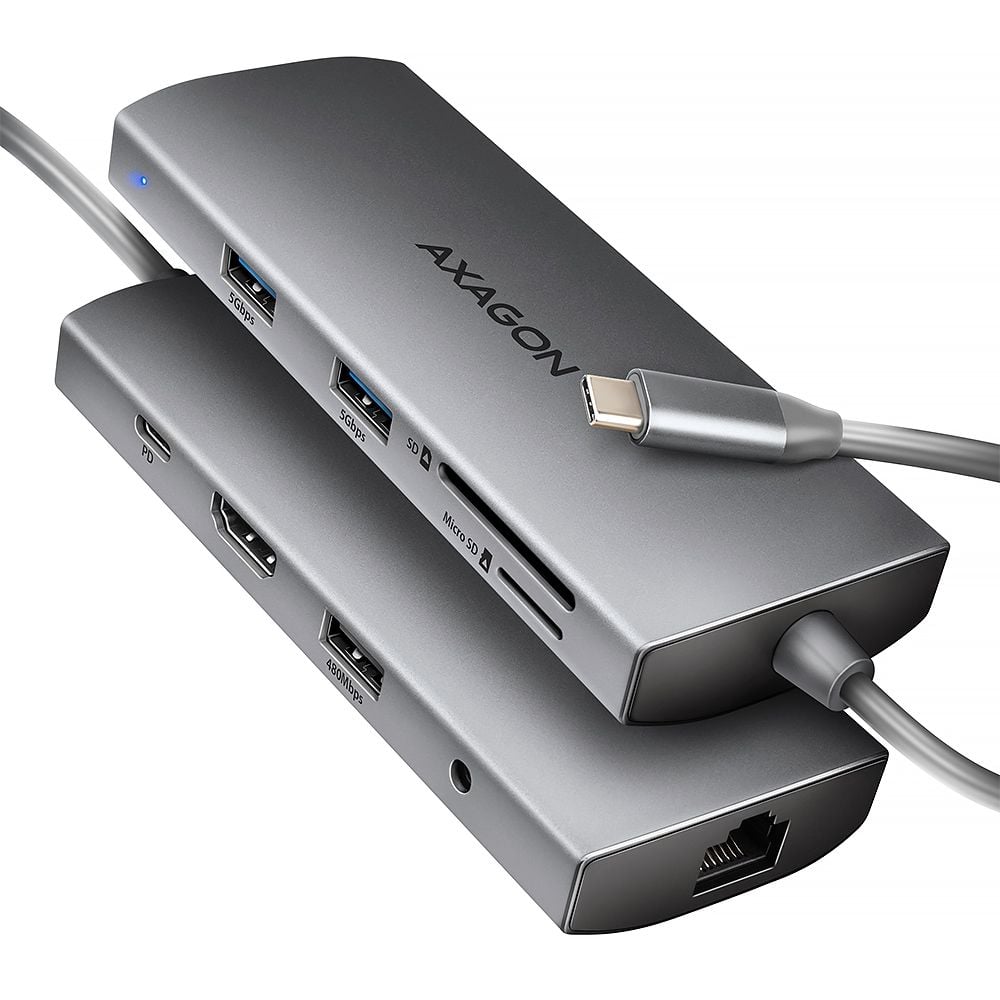 HMC-8HLSA USB-C 5Gbps 9in1 hub