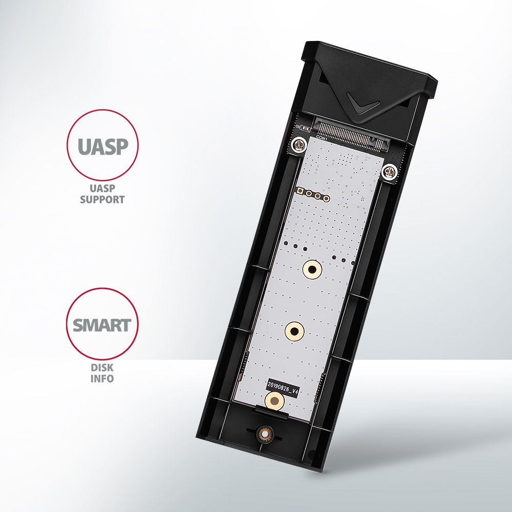 EEM2-UB2 USB-C 10Gbps – M.2 NVMe SSD BLACK ARROW box