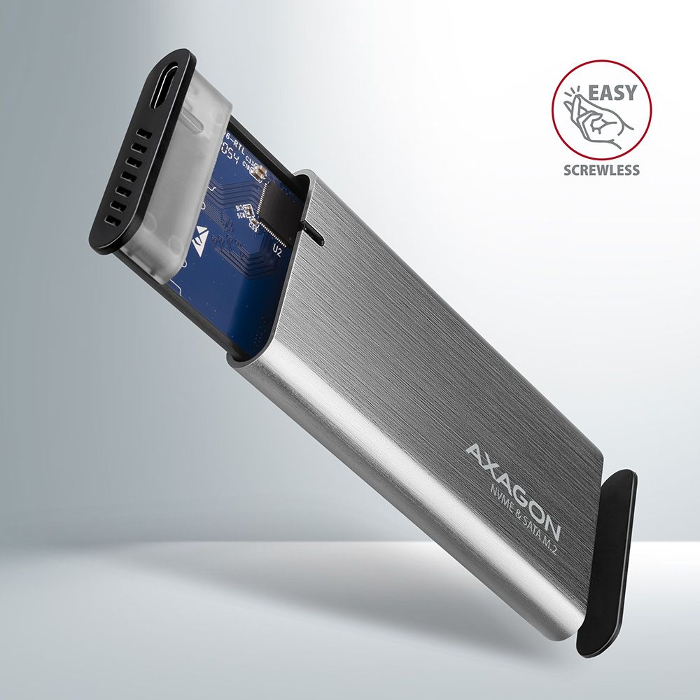 EEM2-SG2 SuperSpeed+ USB-C - M.2 NVMe & SATA SSD RAW box