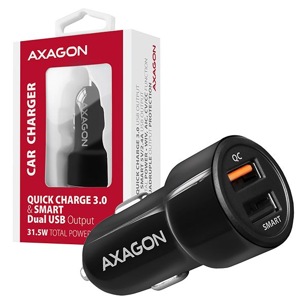 PWC-QC5 QC 3.0 + 2.4 A car charger 31.5 W