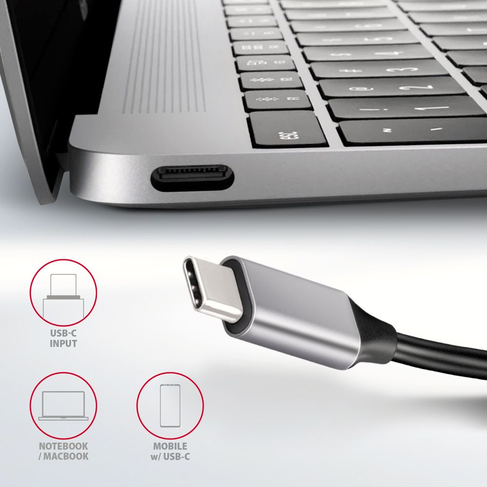 HMC-6H4A SuperSpeed USB-C COMBO 6in1 hub