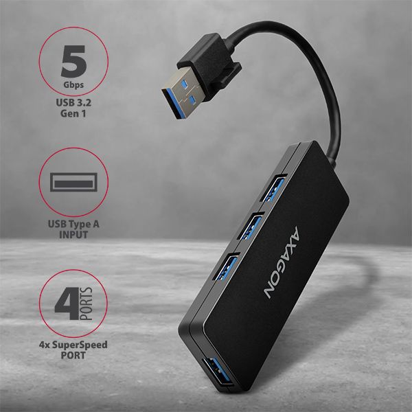 HUE-G1A SuperSpeed USB-A SLIM hub