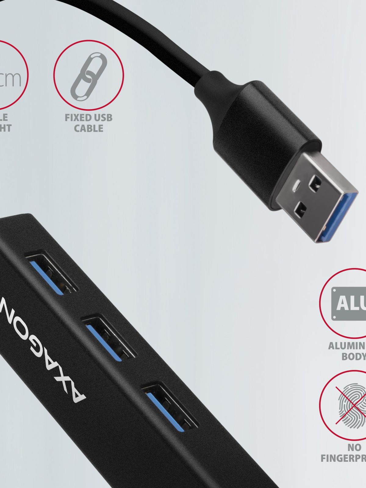 HMA-GL3A SuperSpeed USB-A hub + gigabit LAN
