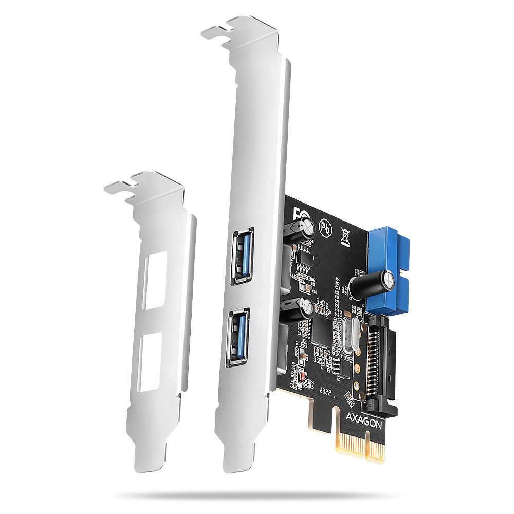 PCEU-232RS PCIe controller 2x ext. + 2x int. USB 5Gbps