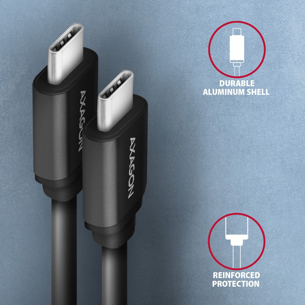 BUCM-CM20TB TWISTER USB-C <> USB-C cable 1.1 m