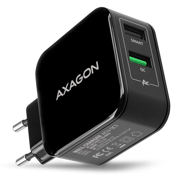 ACU-QC5 QC3.0 + 2.6A Wall Charger