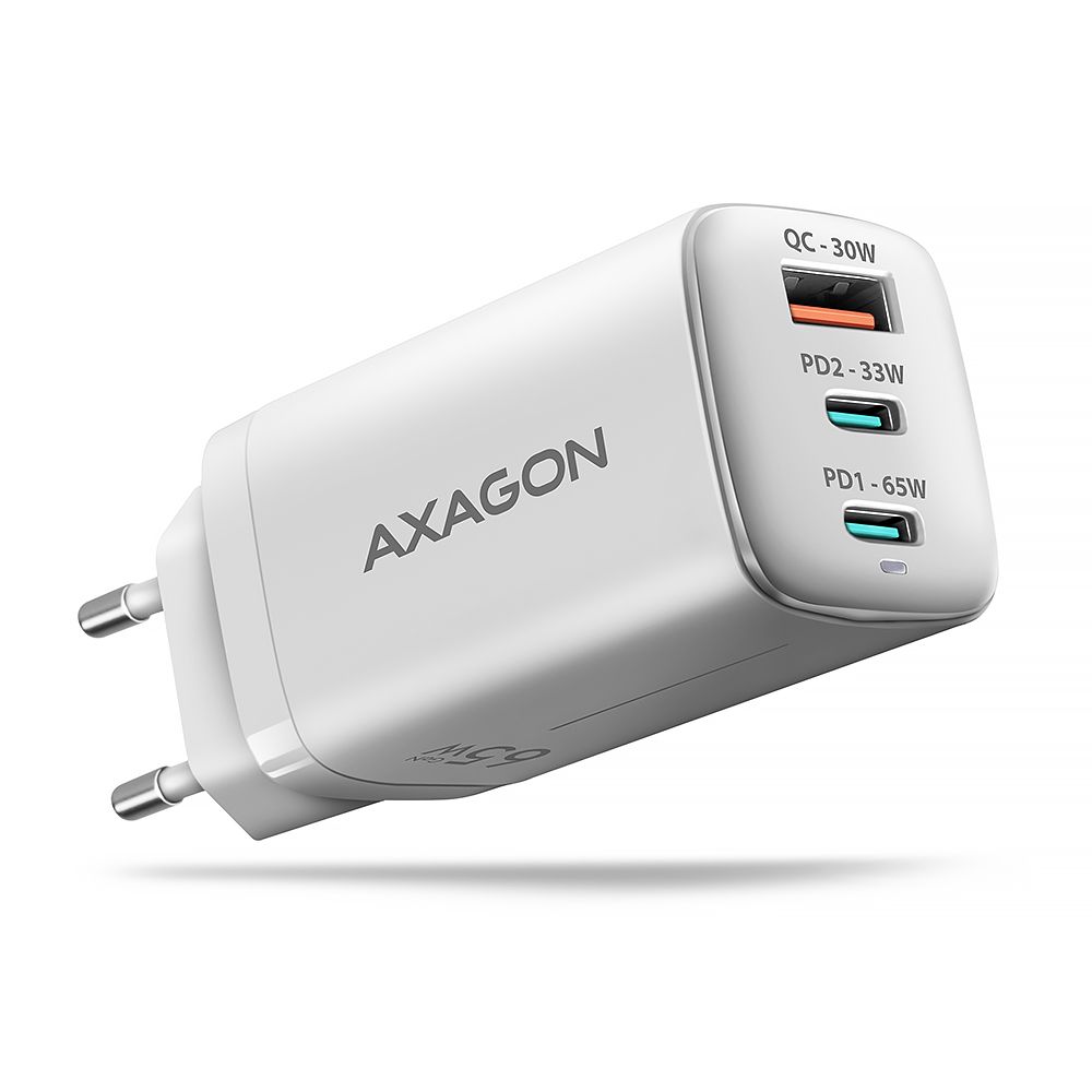 ACU-DPQ65W PD3.0 & QC4+ 3xOUTPUTS wall charger 65W