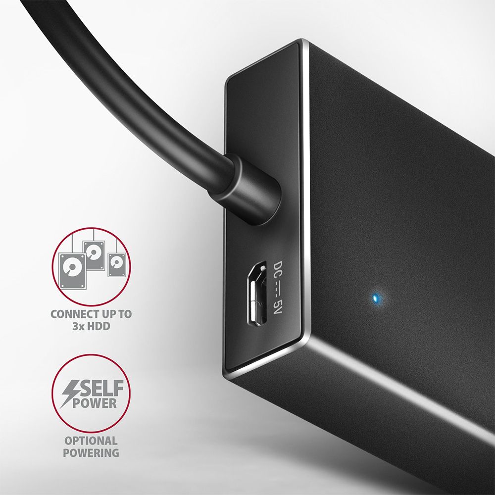 HUE-F7C SuperSpeed USB-C FLAT CHARGING hub