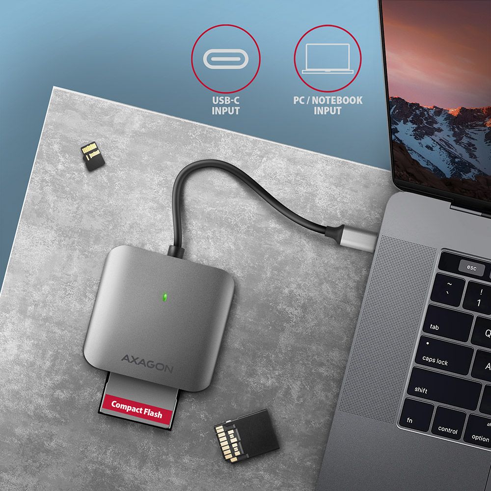 CRE-S3C SuperSpeed USB-C UHS-II čtečka