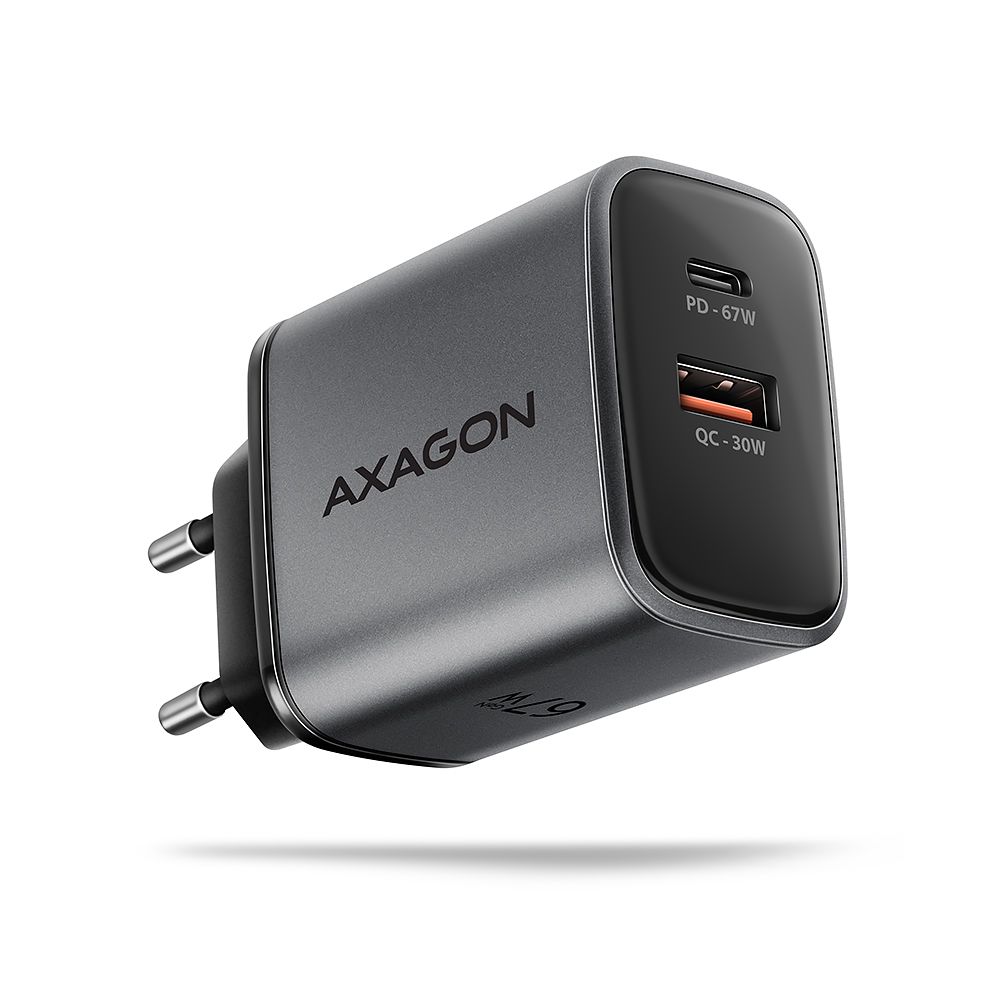 ACU-PQ67 PD3.0 & QC4+ 2xOUTPUTS wall charger 67W