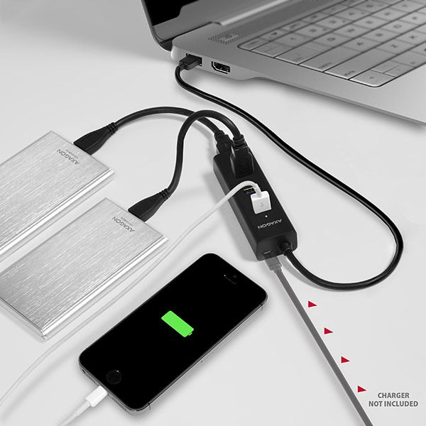 HUE-S2B USB3.0 CHARGING hub