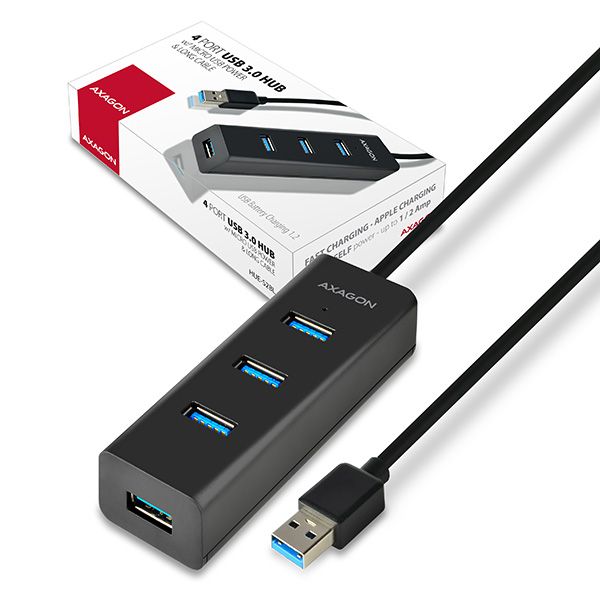 HUE-S2BL USB3.0 CHARGING hub