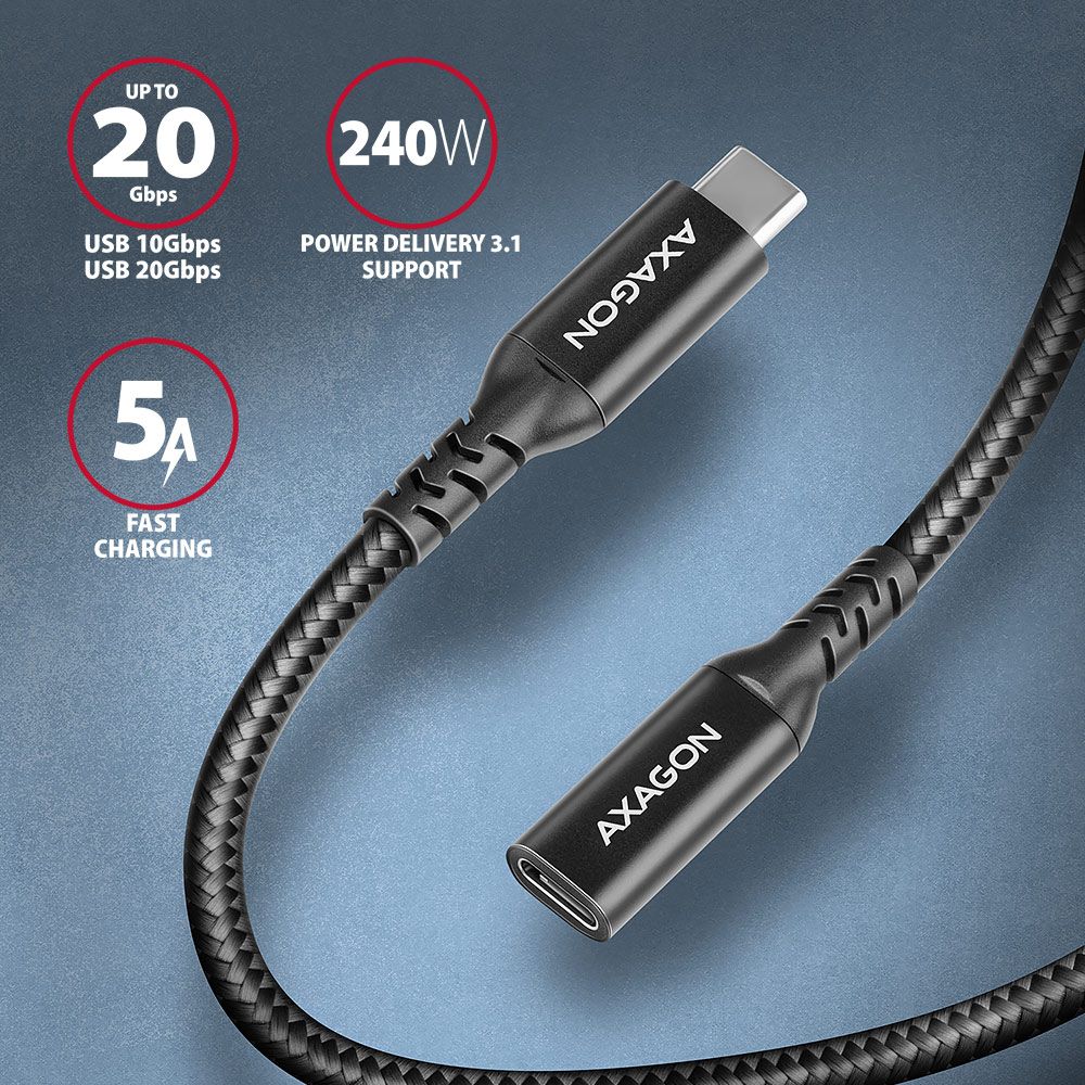 BUCM32-CF15AB SPEED+ USB-C <> USB 20Gbps hosszabbító kábel 1.5 m