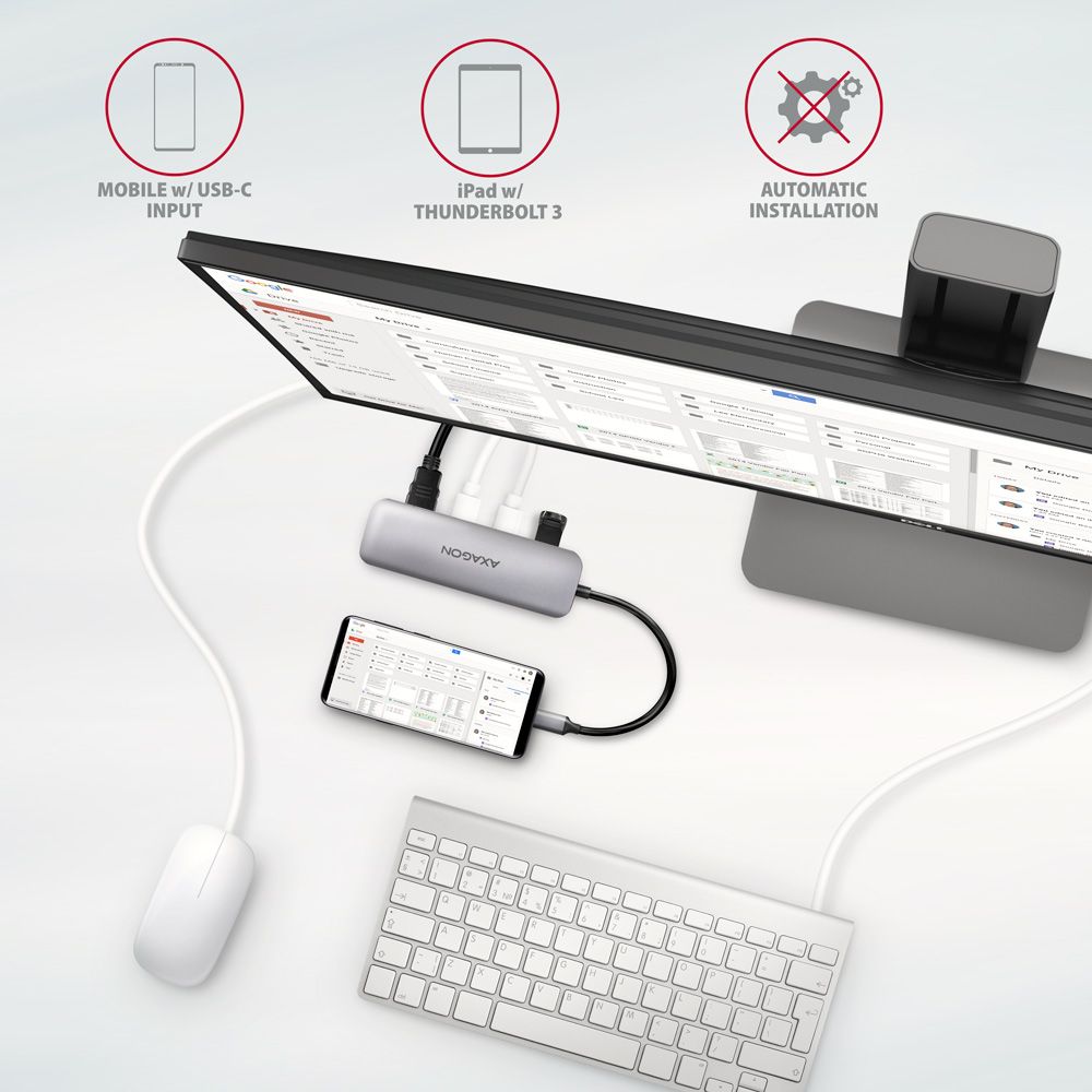 HMC-HCR3A SuperSpeed USB-C COMBO 5in1 hub