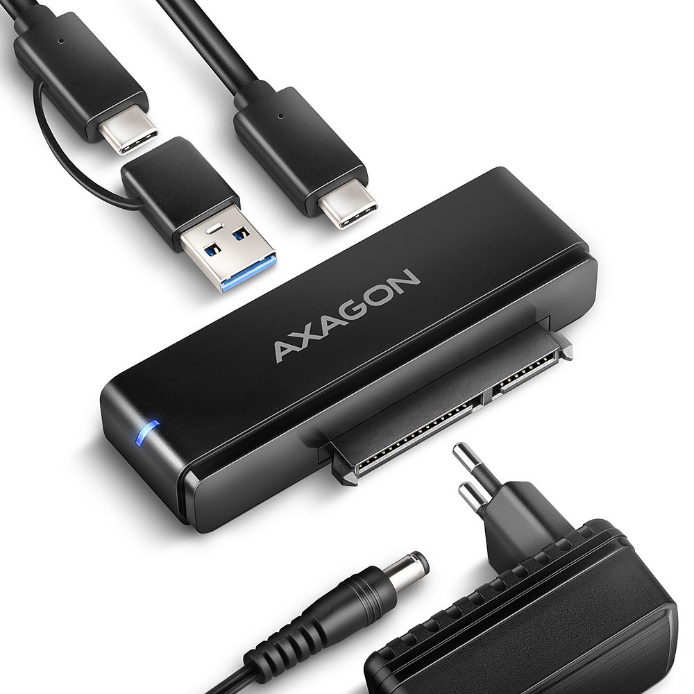 ADSA-FPX USB-C 10Gbps FAST PORT X adapter 2.5" / 3.5" SSD/HDD-hez