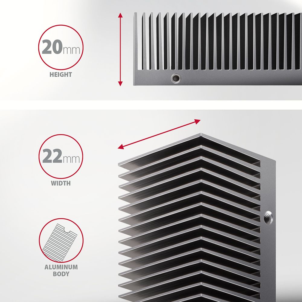 CLR-M2XT heatsink for M.2 SSD
