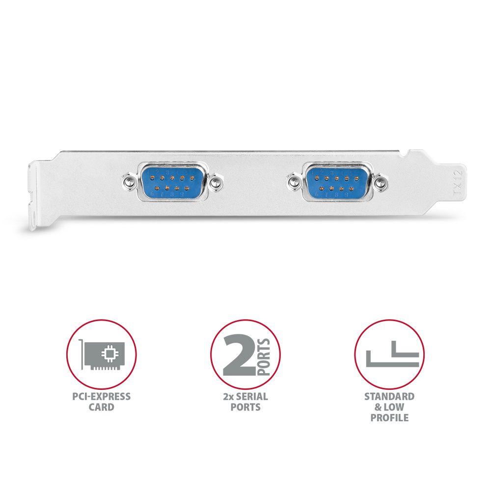 PCEA-S2N PCIe řadič 2× serial