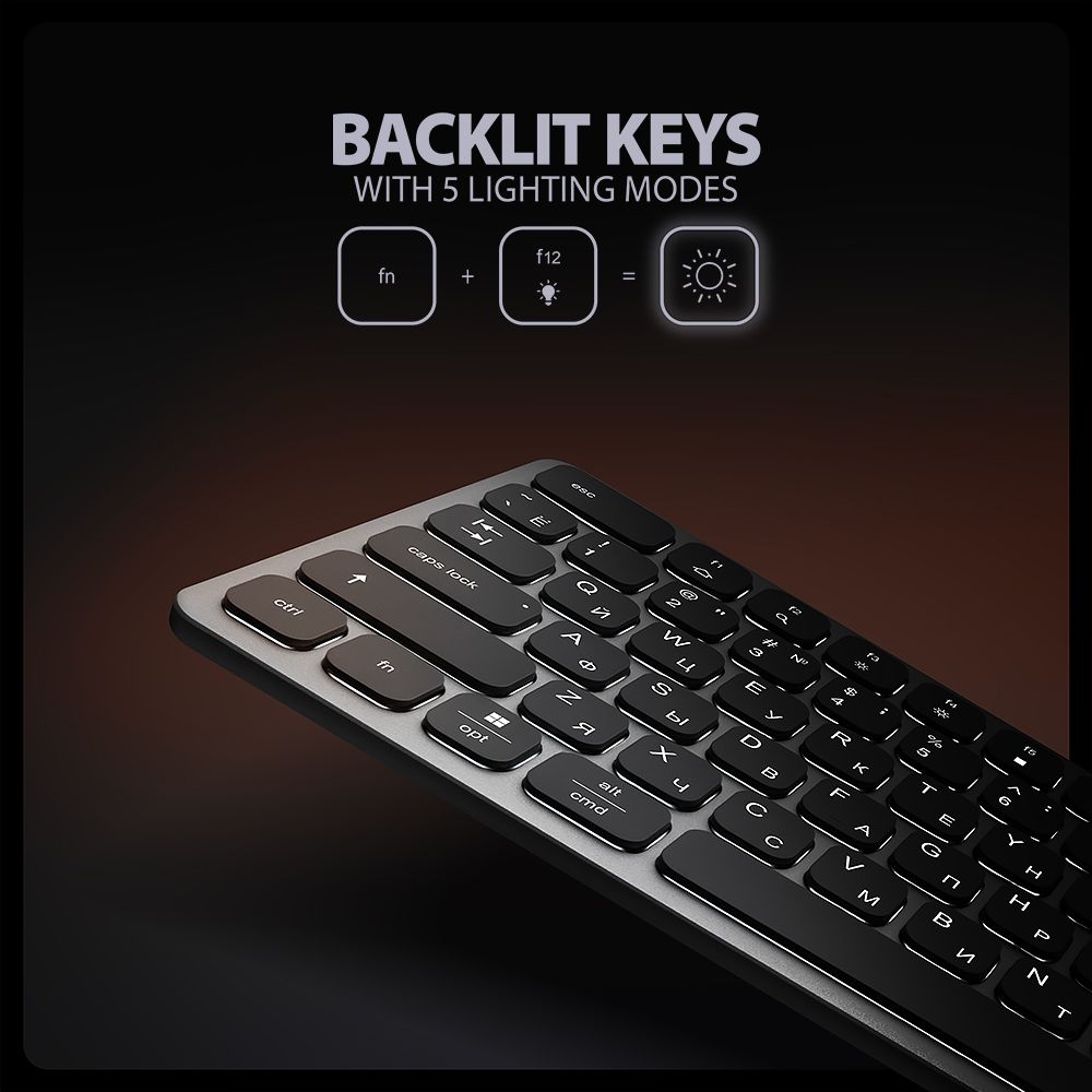 HMC-KB-CRL USB-C 5Gbps KEYBOARD (CRL) 9in1 hub