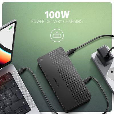HMC-U4 USB4 40Gbps DUAL 4K DISPLAY 12in1 dock