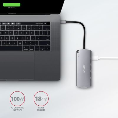 HMC-6M2 SuperSpeed USB-C COMBO 6in1 hub